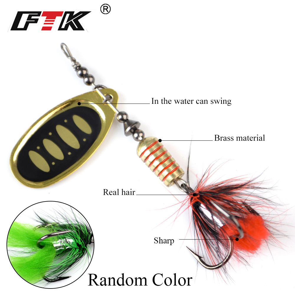 1 Chiếc Spinner Mồi Thìa Mồi K - đánh giá và giá Fishing Hook Treble