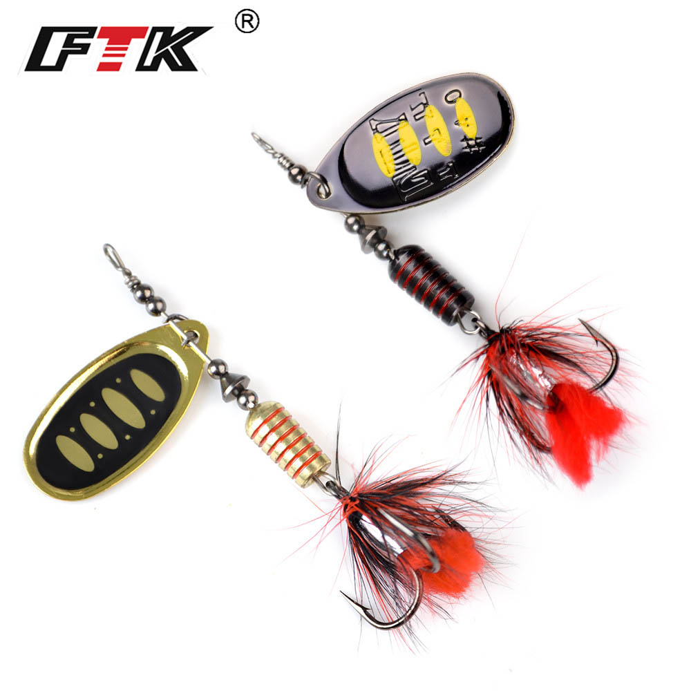 1 Chiếc Spinner Mồi Thìa Mồi K - đánh giá và giá Fishing Hook Treble